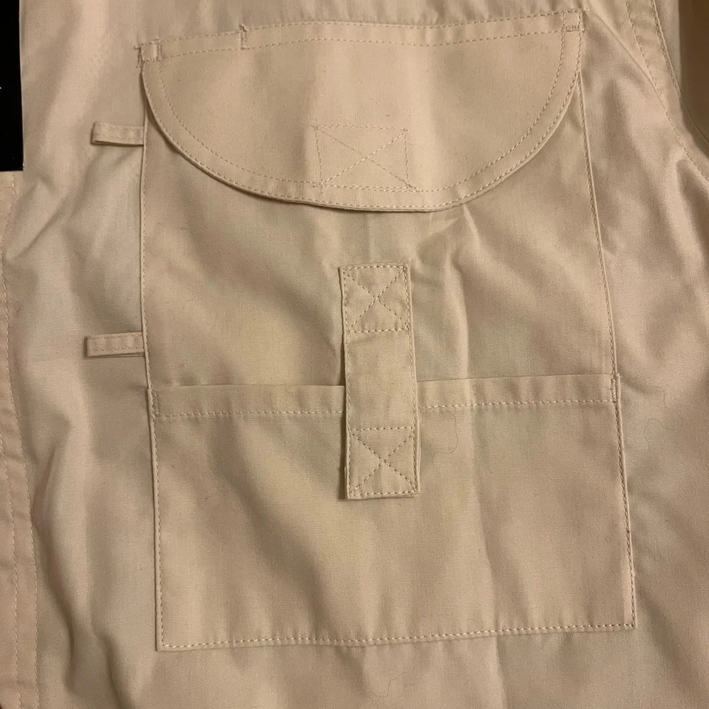 Fishing Shirt L Tan “Keep Your  Mouth Shut and You Won’t Get Caught” Tiger Hill - Picture 7 of 10